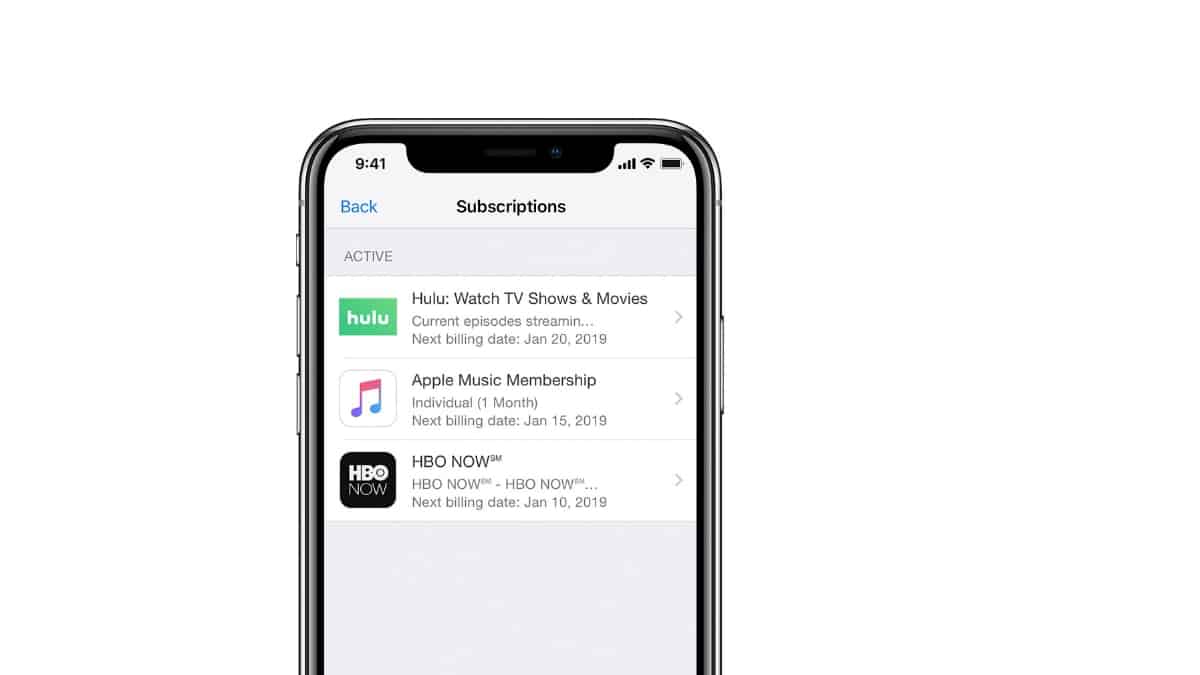 change evernote subscription on ios