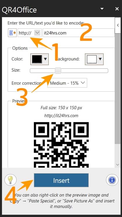 วิธีการสร้าง QR CODE ใน Excel ง่ายๆด้วย QR4OFFICE - iT24Hrs