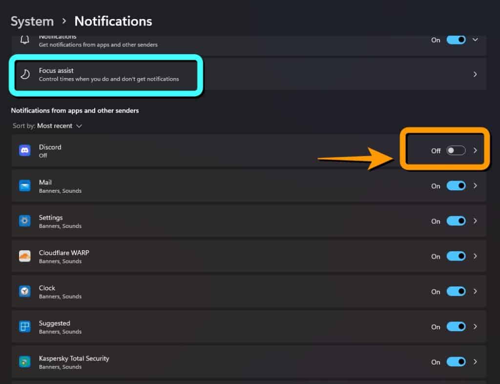 วิธีปิดการแจ้งเตือนแอปบน Windows11