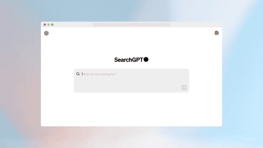 เปิดตัว SearchGPT