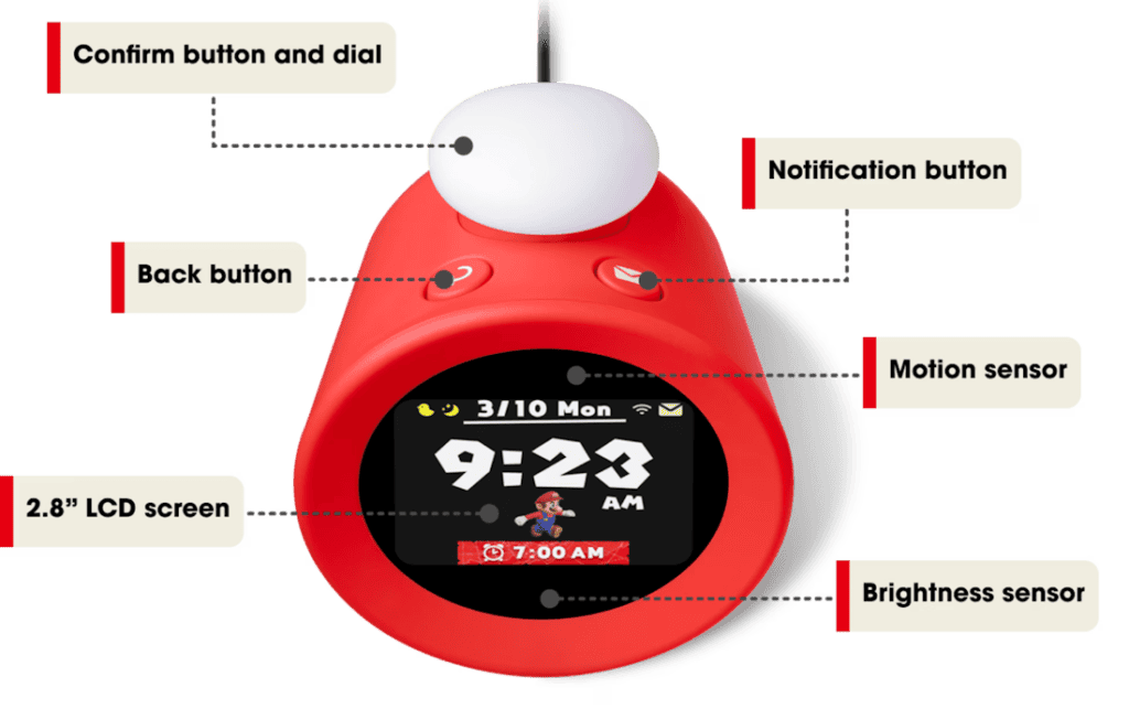 นาฬิกาปลุกอัจฉริยะ Nintendo Alarmo