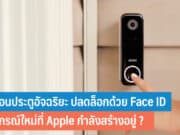 กลอนประตูอัจฉริยะ ติดกล้อง