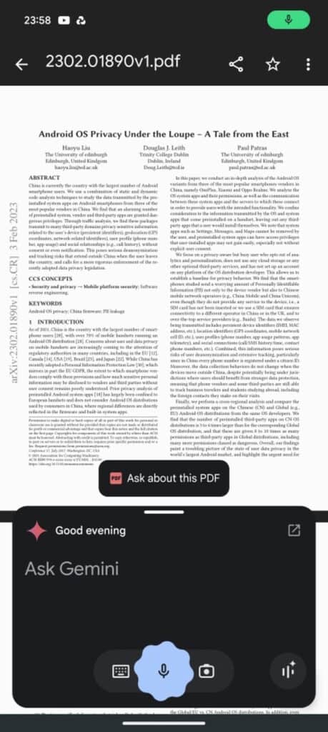 วิธีค้นหาข้อมูลใน PDF บนมือถือ Android