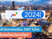 สรุปคำค้นหายอดนิยม 2567