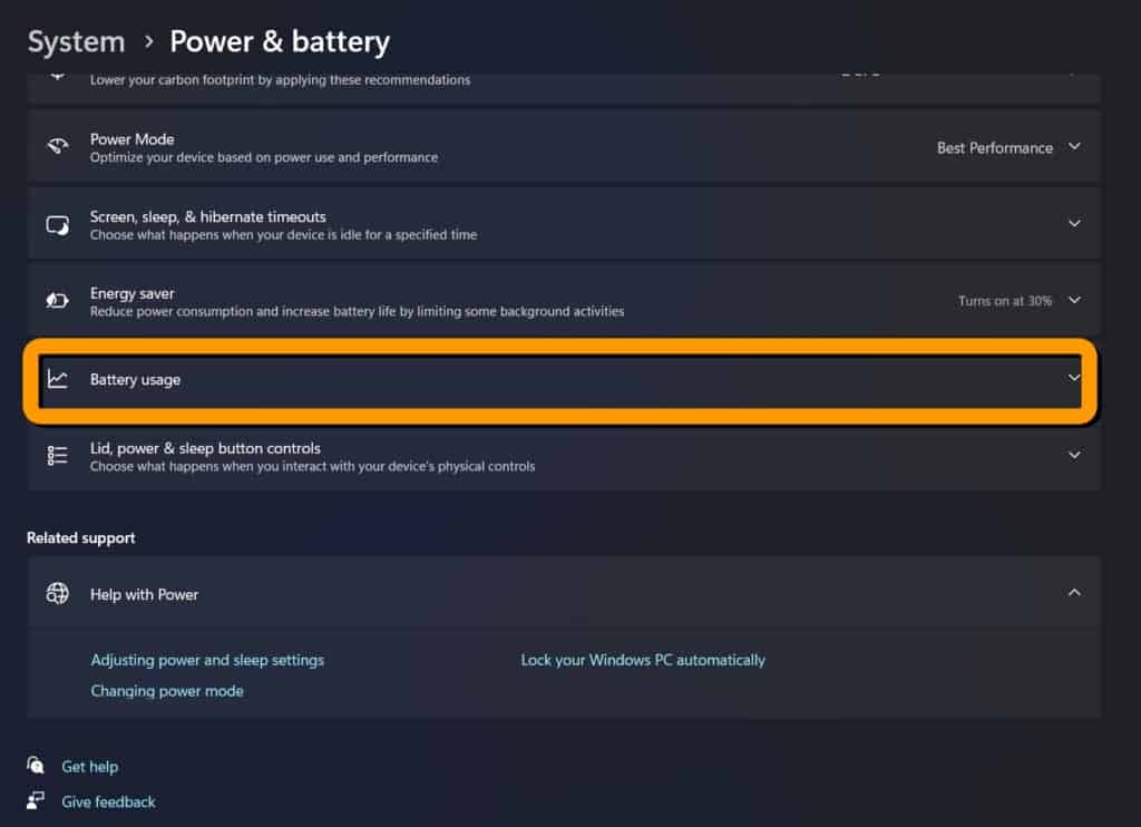 วิธีตรวจสอบแอปกินแบตโน้ตบุ๊ก Windows 11