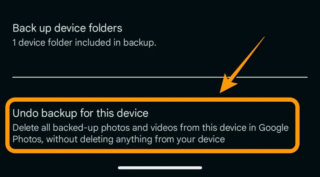 วิธีลบ Backup Google Photos