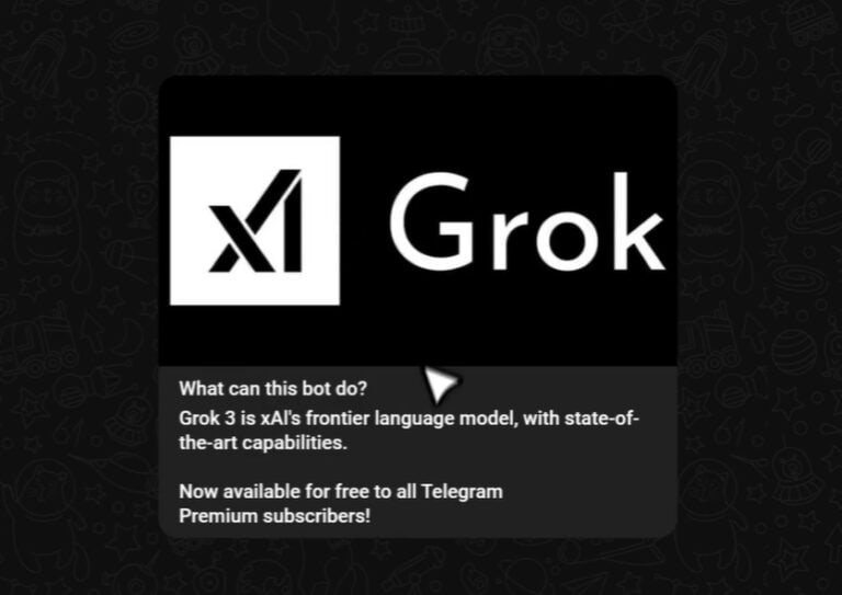 วิธีใช้ Grok AI บน Telegram - iT24Hrs