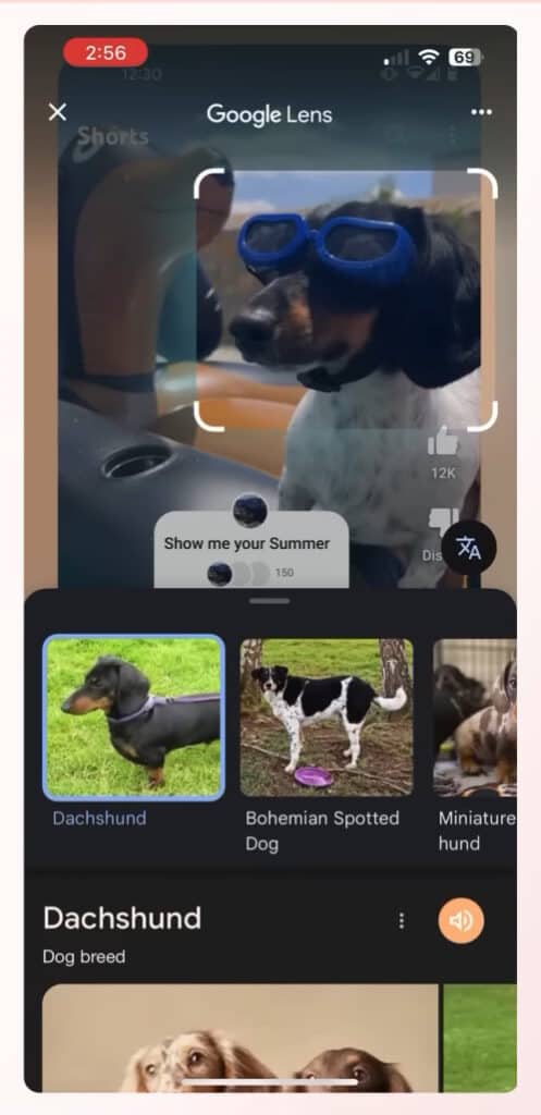 วิธีใช้ Google Lens ใน YouTube