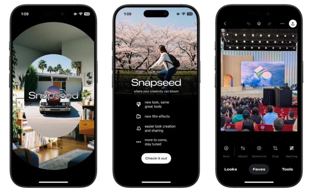 แอป Snapseed 3.0