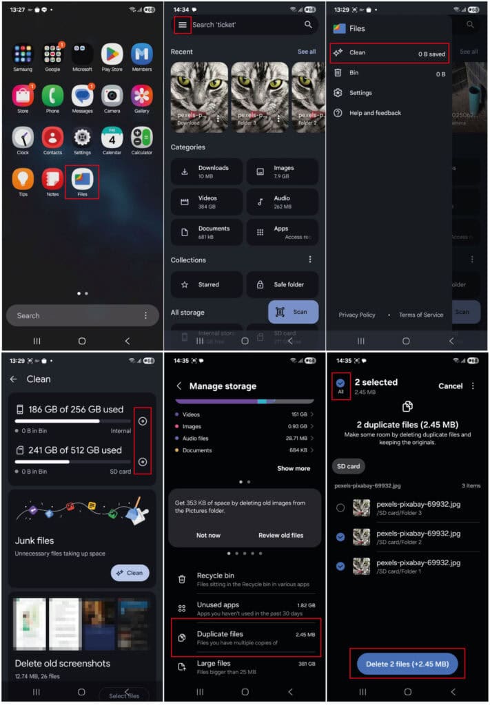 Clean-duplicate-files
