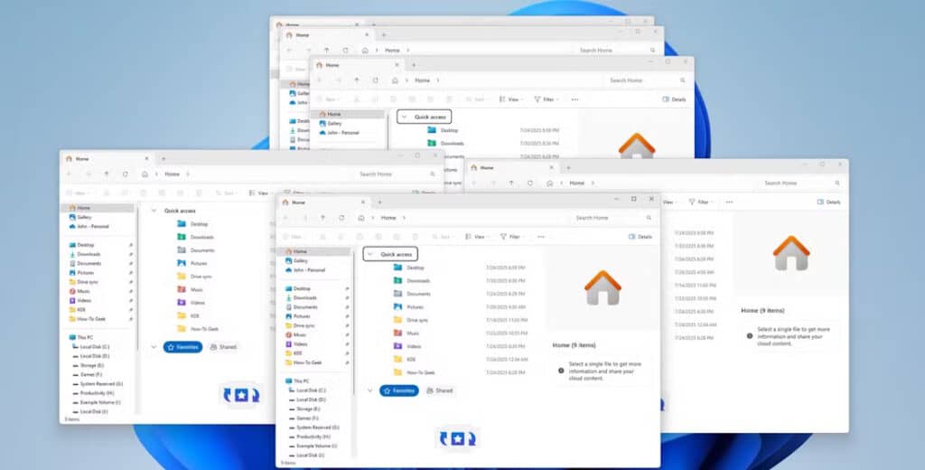 7 คีย์ลัด File Explorer