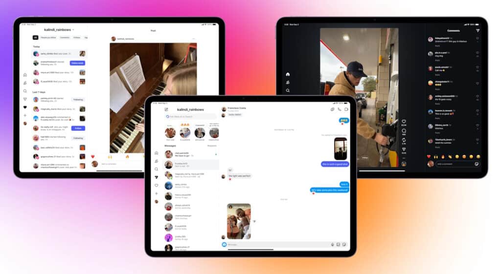 Instagram บน iPad