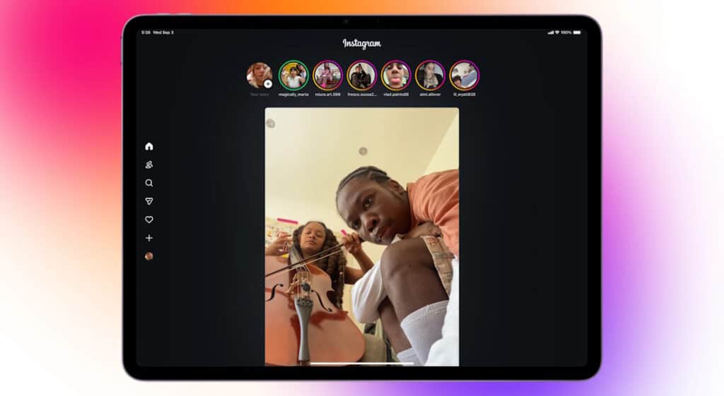Instagram บน iPad