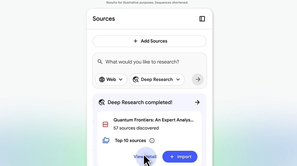 วิธีใช้ Deep Research