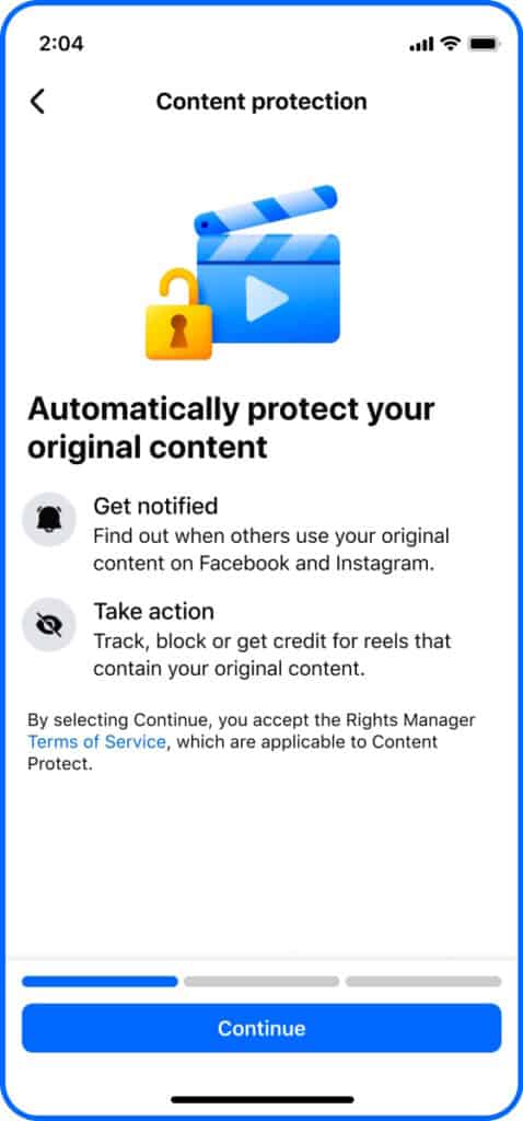 เปิดตัวเฟซบุ๊ก Content Protection