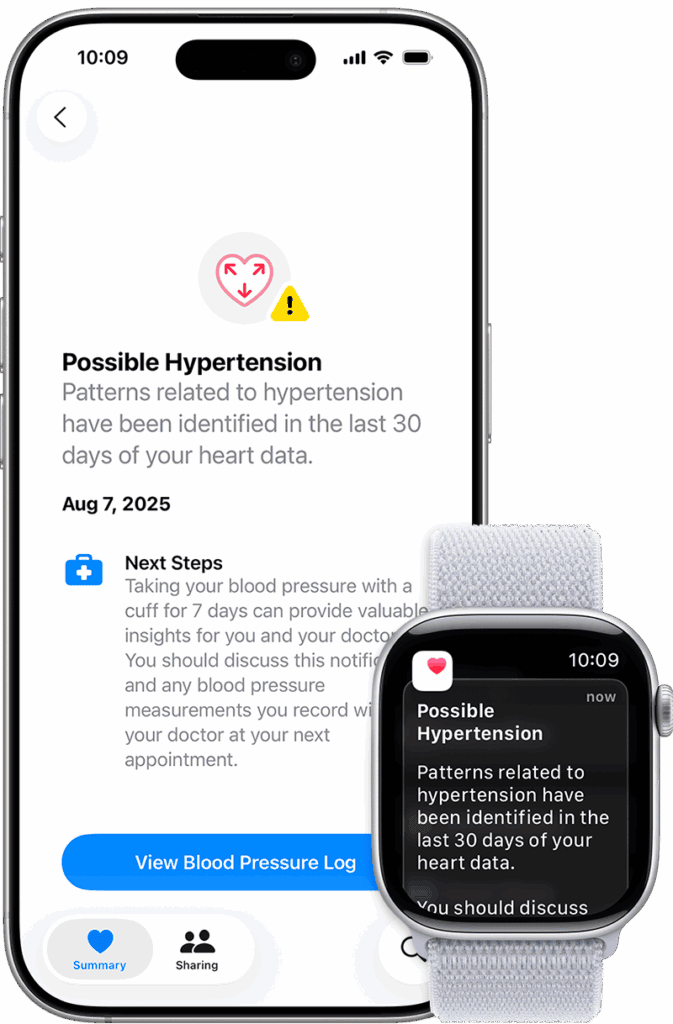 Apple Watch แจ้งเตือนความดันโลหิตสูง