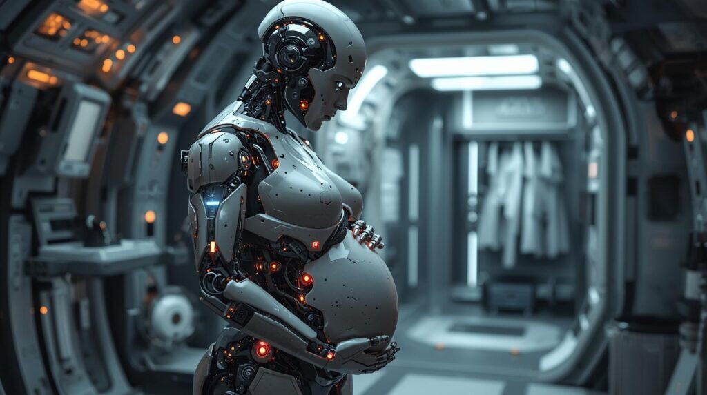 หุ่นยนต์อุ้มท้องแทนมนุษย์