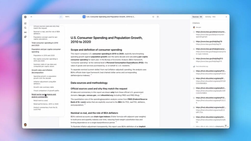 ChatGPT Deep Research อัปเดต