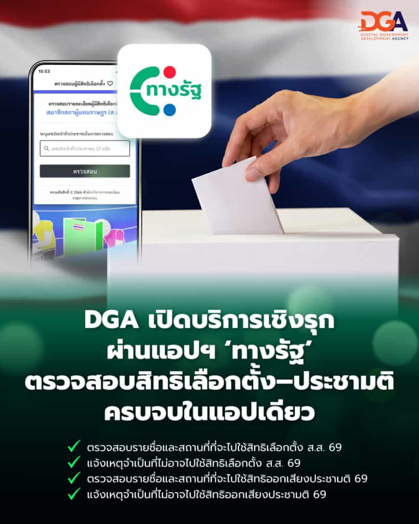 เลือกตั้ง 69 แอปฯ ทางรัฐ