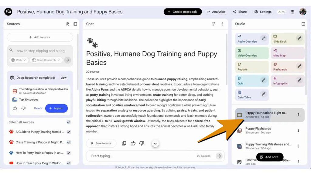 NotebookLM อัปเดตเพิ่ม Prompt-based Revisions