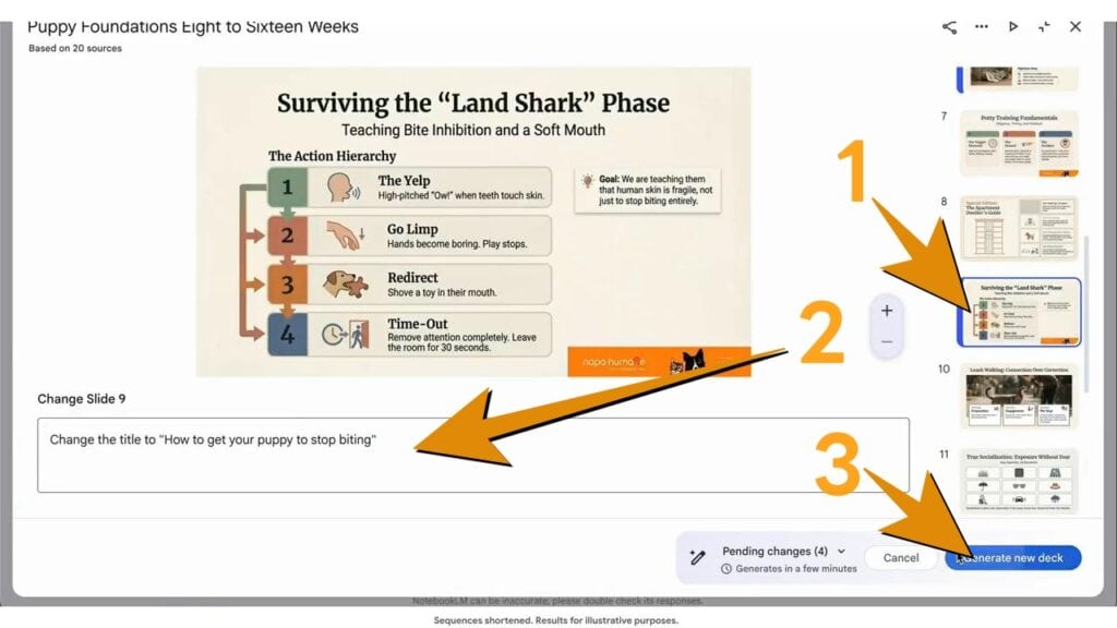 NotebookLM อัปเดตเพิ่ม Prompt-based Revisions