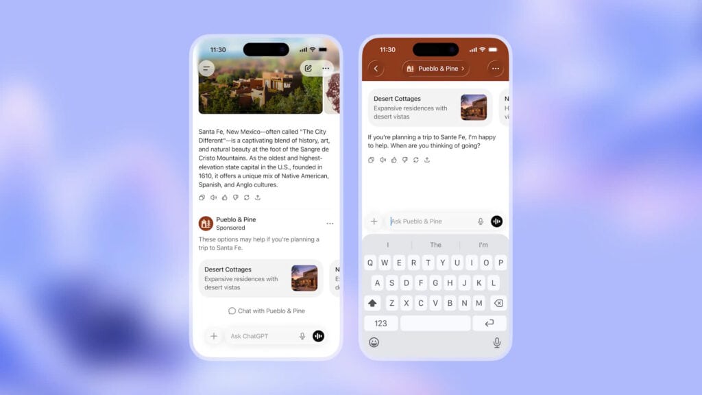 OpenAI เริ่มทดสอบโฆษณาใน ChatGPT