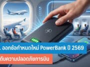 กพท. ออกข้อกำหนดใหม่ PowerBank ปี 2569