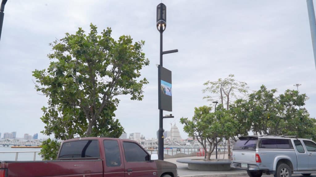 Pattaya Smart Pole network by OneForce