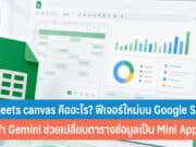 Sheets canvas คืออะไร