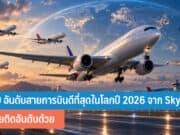 ผลสายการบินดีที่สุดในโลกปี 2026