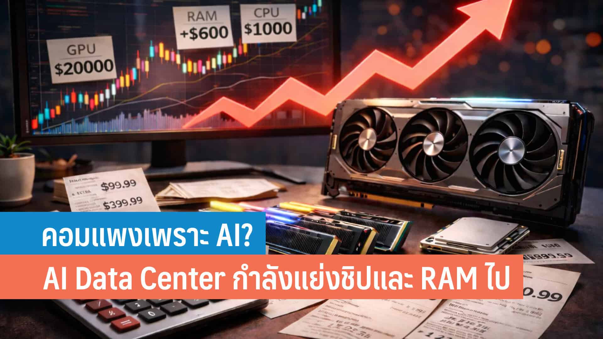 ทำไมคอมปี 2026 แพงขึ้น? AI Data Center กำลังแย่งชิปและหน่วยความจำไป? - iT24Hrs