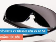 เปิดตัว Meta VR Glasses