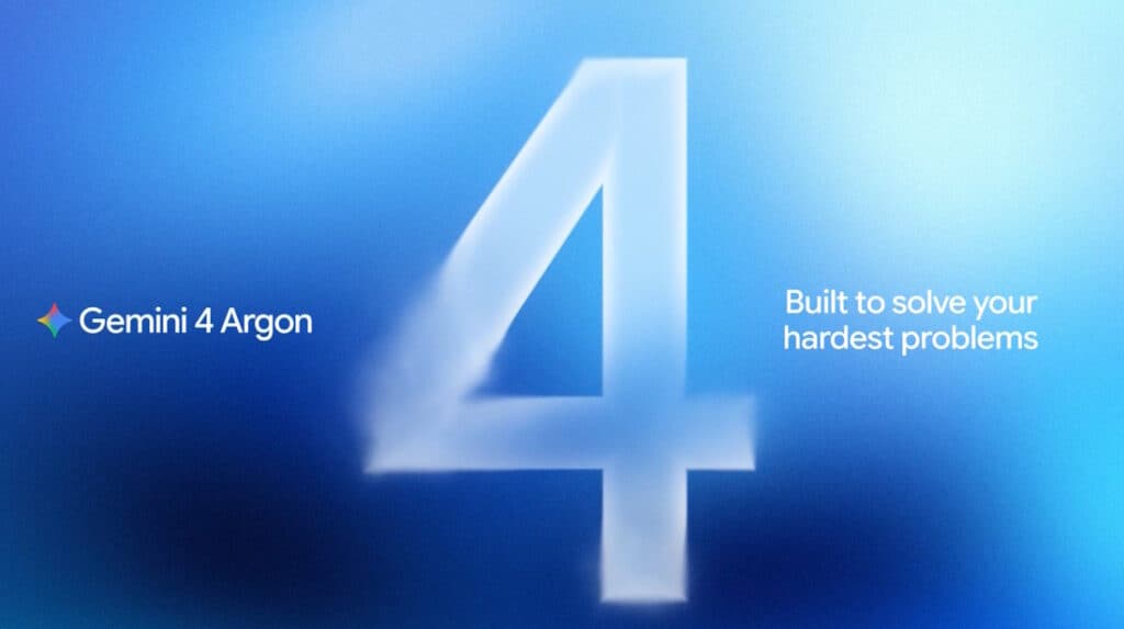 Google เปิดตัว Gemini 4 Argon